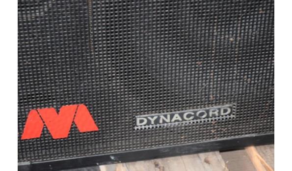 2 speakers DYNACORD, SRX 15,3, werking niet gekend